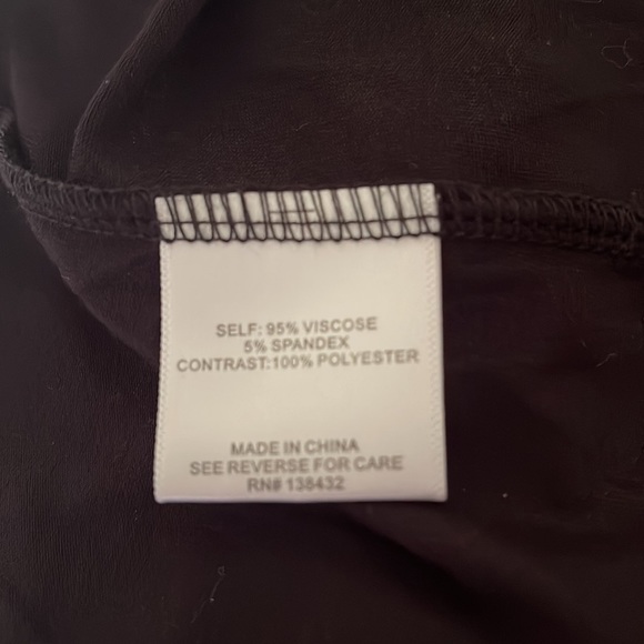 Modcloth black top , XL. NWOT - Picture 7 of 9